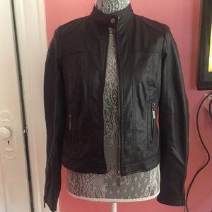 Faux Leather Jacket